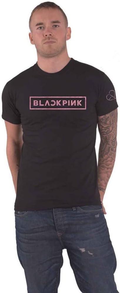 BLACKPINK 黒 Tシャツ Amazon | [BLACKPINK] T Shirt Born ピンク Band Logo 新しい